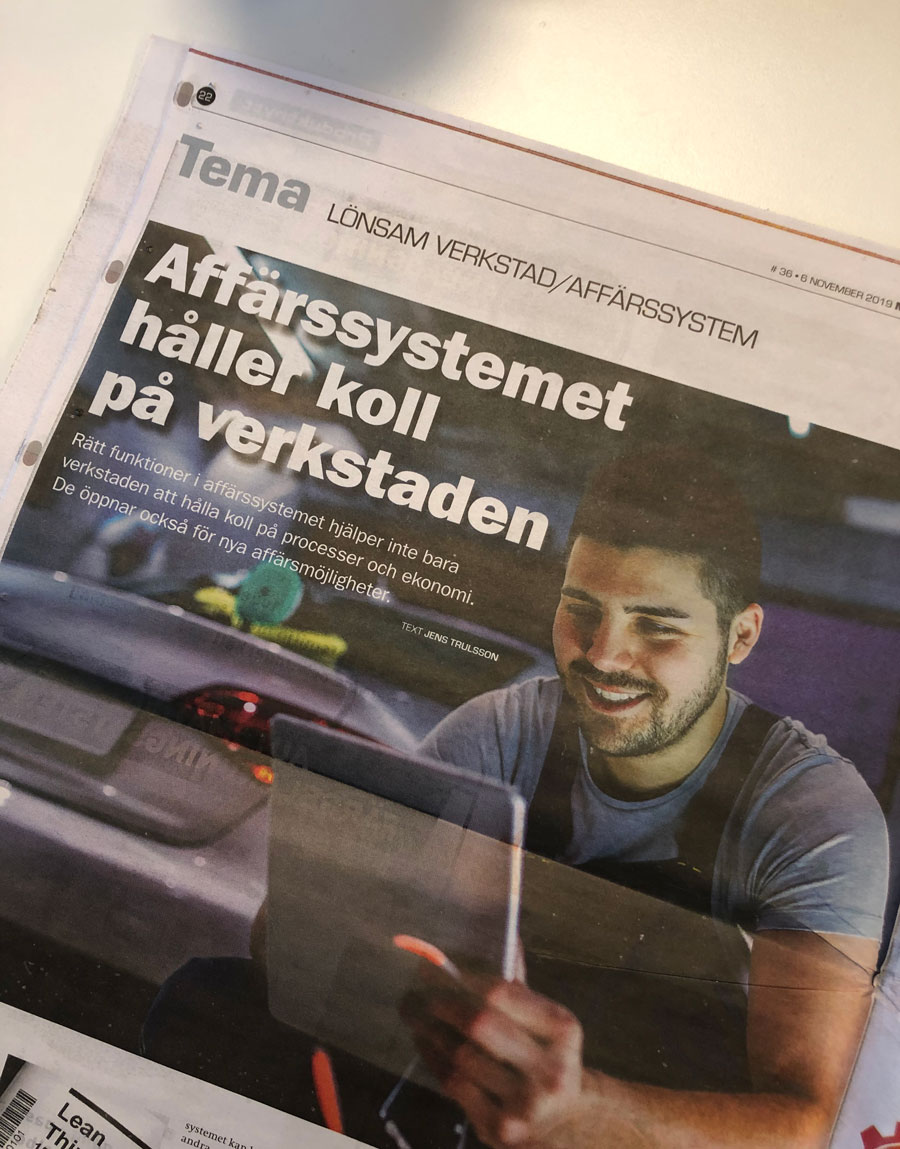 Vikten av ett bra affärssystem – Intervju med Stefan Larsson, VD Infoflex Data, av MotorMagasinet